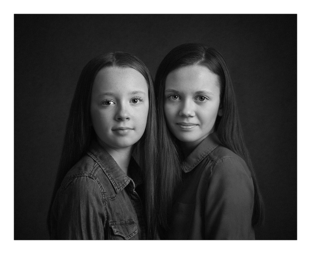portrait of two sisters